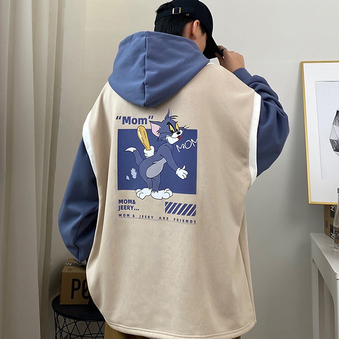 Áo Hoodie Hai Lớp Họa Tiết Hoạt Hình Thời Trang Cho Nam Và Nữ | BigBuy360 - bigbuy360.vn