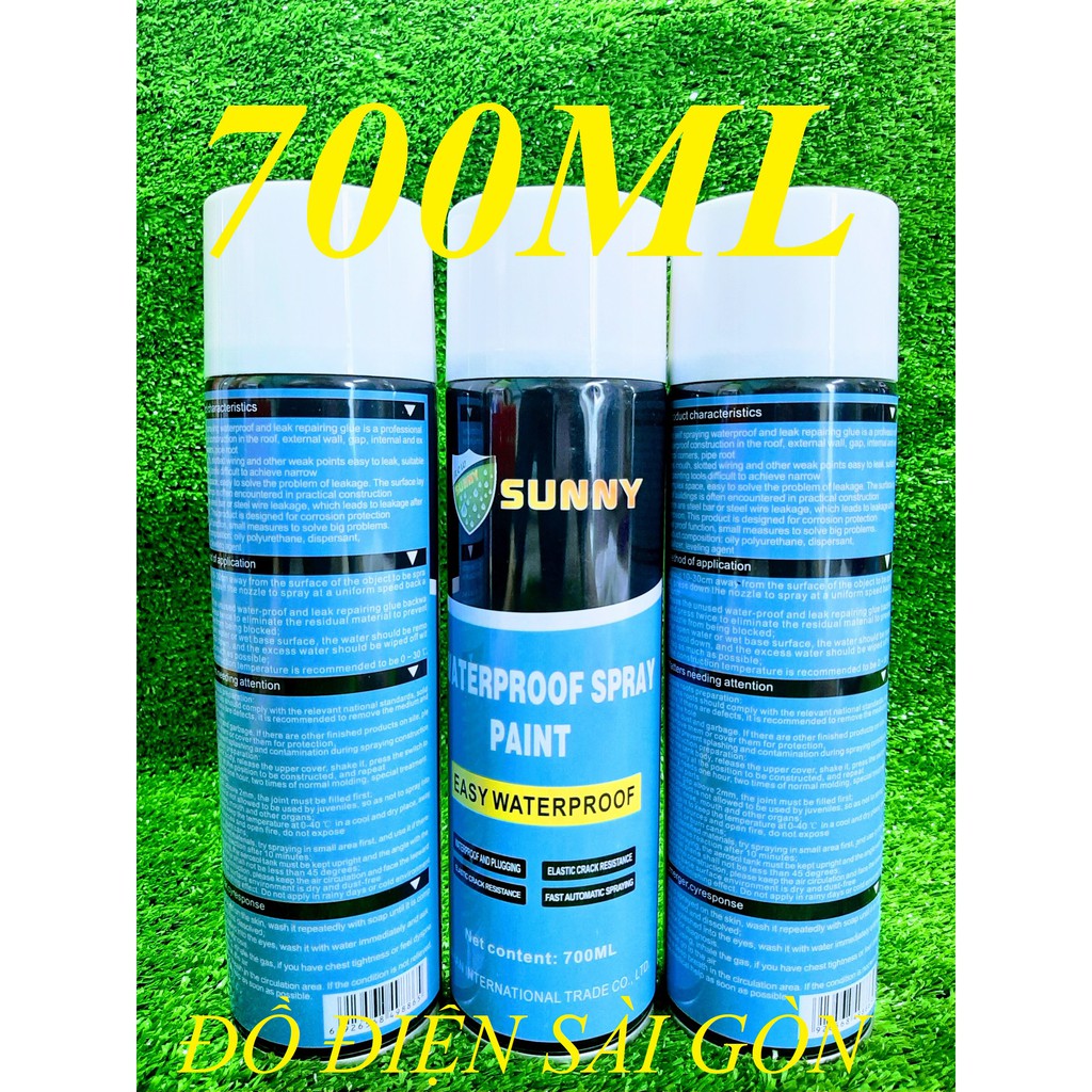 DEWEI Chai Xịt Chống Thấm Chống Dột Chuyên Dụng 700ml Chống Thấm Mái/Tường/Kim Loại Bảo Vệ Cho Ngôi Nhà Của Bạn