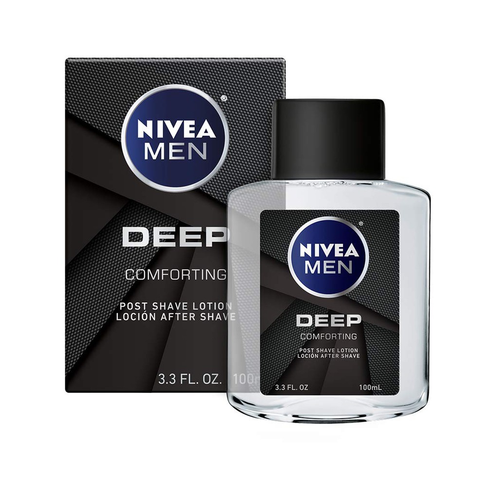 Dưỡng thể dùng sau khi cạo râu cho nam NIVEA Men DEEP Comfort Post Shave Lotion 100ml (Mỹ)