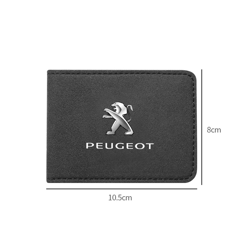 Bao Da Đựng Bằng Lái Xe 2 Trong 1 Đa Năng Cho Peugeot 308 206 207 408 508 RCZ 208 3008 2008 4008