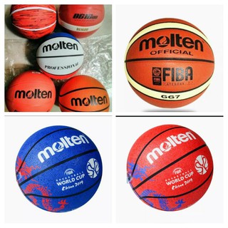 (Giá sốc) Quả bóng rổ da đẹp Molten chính hãng size 7 tặng kèm vớ thể thao