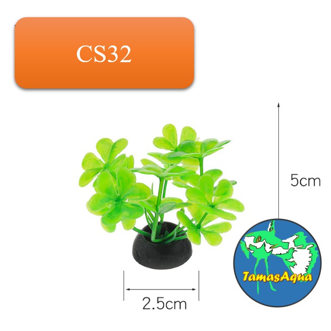 Cây cảnh, cây trang trí nhựa cho hồ cá, hồ tép thủy sinh