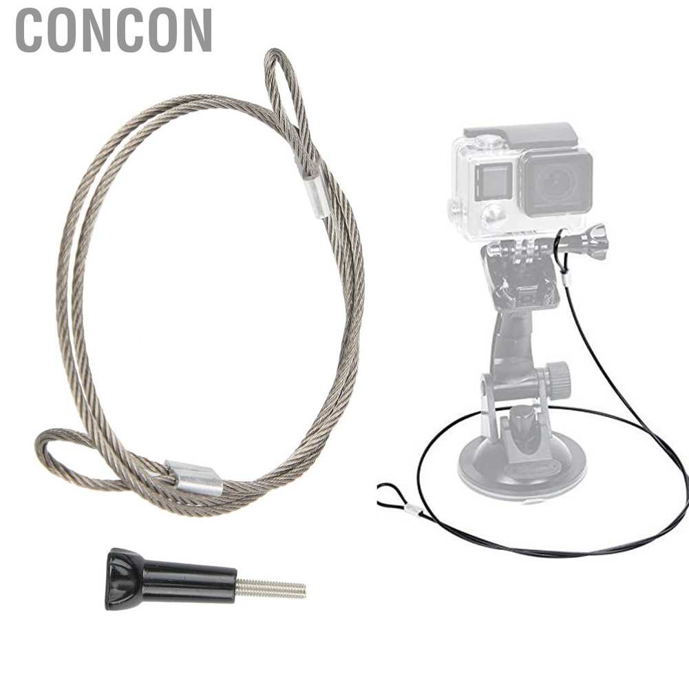 Dây đeo chống thất lạc bằng thép không gỉ 60cm kèm ốc vít 1/4 inch cho GOPRO/OSMO Pocket
 | BigBuy360 - bigbuy360.vn