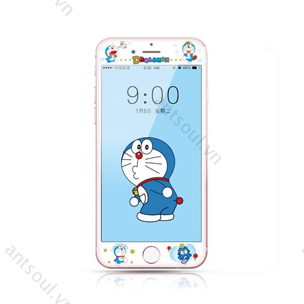 Kính cường lực họa tiết Hoạt hình 3d dành cho Iphone 6 6s 7 8 Plus Se2 7 8 Plus