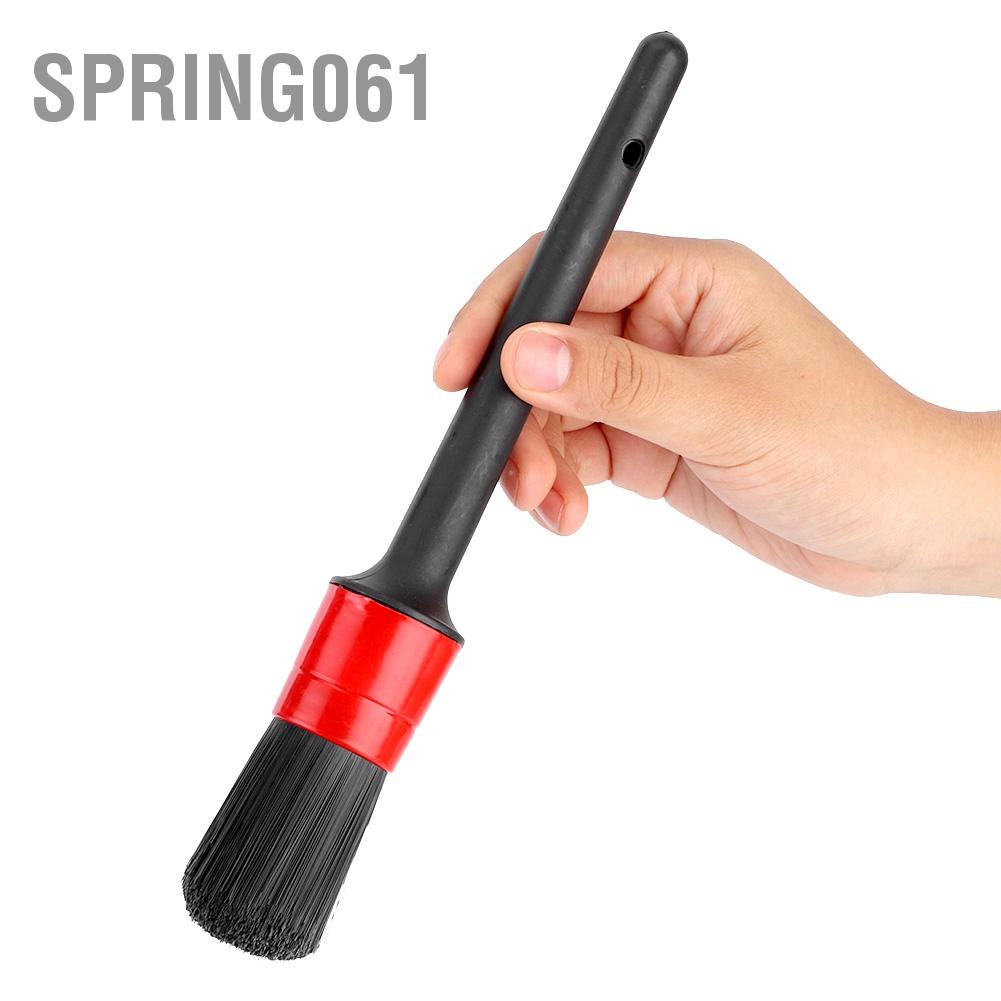 Spring061 5 cái Bàn chải chi tiết ô tô Khô ướt Sử dụng kép Làm sạch tóc Di động Tự Chi Bộ công cụ
