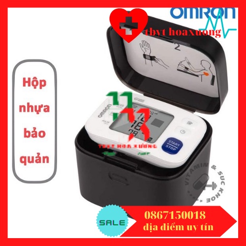 [Hàng Cao Cấp] Máy Đo Huyết Áp Cổ Tay Omron - HEM-6181