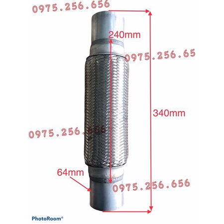 Ống Xả Mềm Phi 60*24*34 TH6T