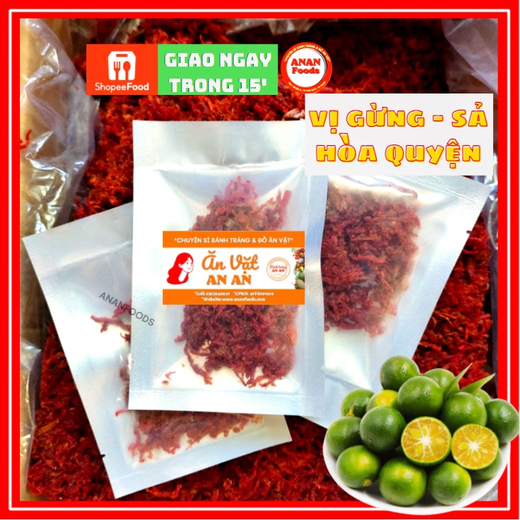Khô Bò - 10 Gói - Ananfoods, Ăn Vặt, Gà Lá Chanh, Kho Ga, Kho Bo Do, Gà Bơ Tỏi, Khô Bò Đỏ | BigBuy360 - bigbuy360.vn
