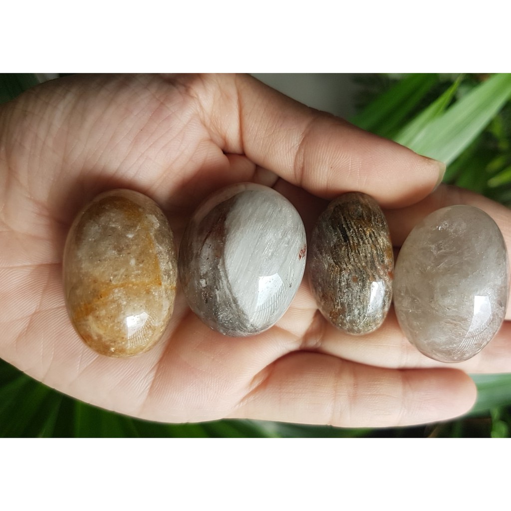 Đá thousand layer garden quartz cuội