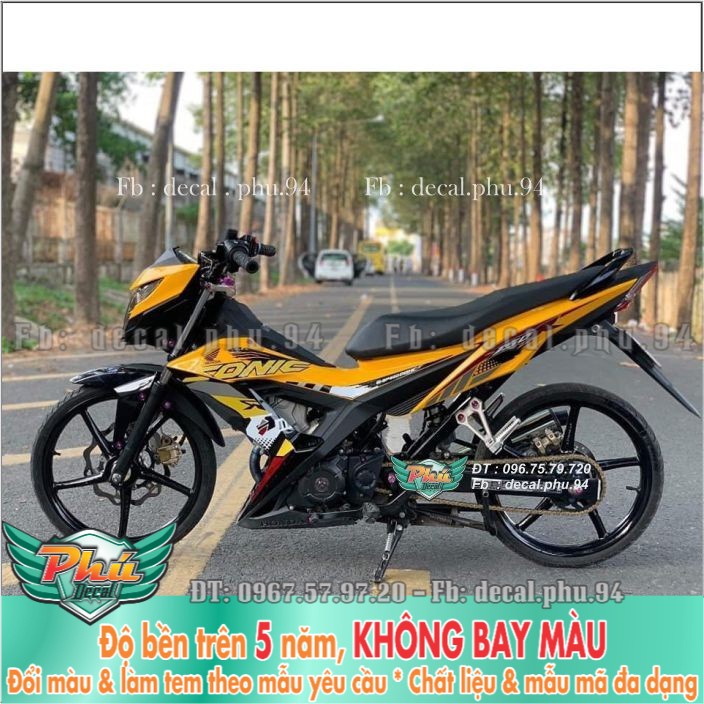 Tem rời Sonic Vàng đen (H) -1