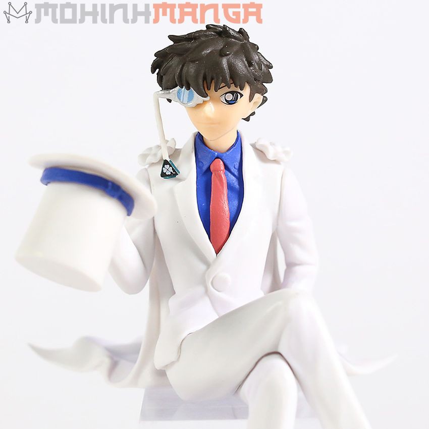 [CÓ QUÀ TẶNG] Mô hình Kaito Kid (Siêu đạo chích Kid) cầm nón Figure Anime Thám tử lừng danh Conan Magic Kaitou có hộp