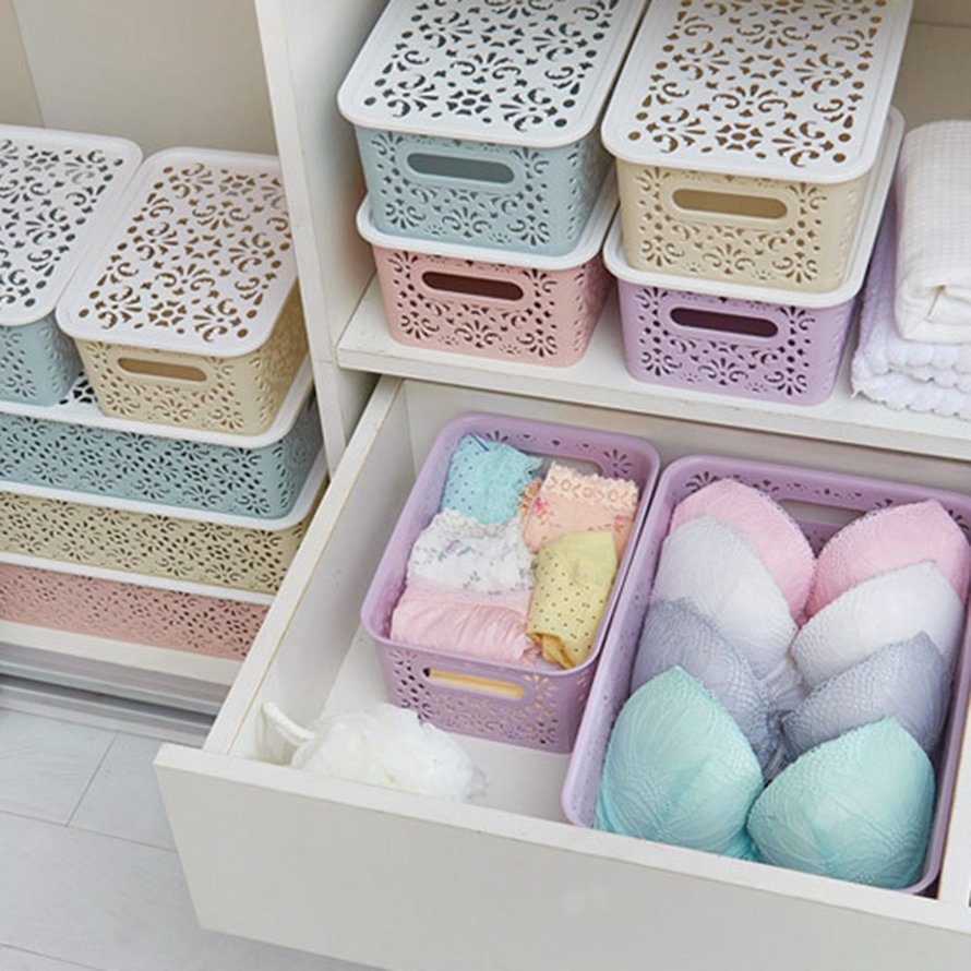 Giỏ đựng đồ chơi để bàn thiết kế dạng rỗng tiện dụng cho nhà bếp