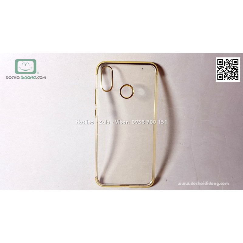 Ốp Lưng Huawei Nova 3e Zacase Dẻo Trong Viền Màu Chống Sốc