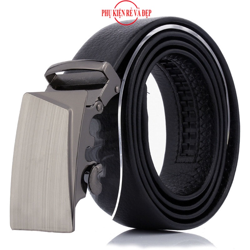 Thắt Lưng Dây Nịt Nam 100% Da Bò Khóa Tự Động Dây Da Thắt Lưng Thắt Lưng Nam Thiết Kế Nam Dây