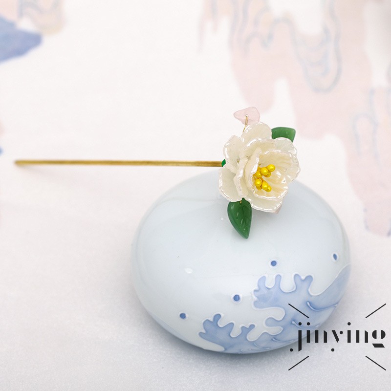 GETNOIVAS Trâm Cài Tóc Hoa Hồng Phong Cách Cổ Trang Thanh Lịch Cho Nữ