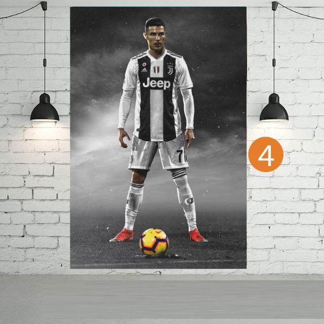 Decal dán tường chống thấm hình Ronaldo CR7 CTSPORT