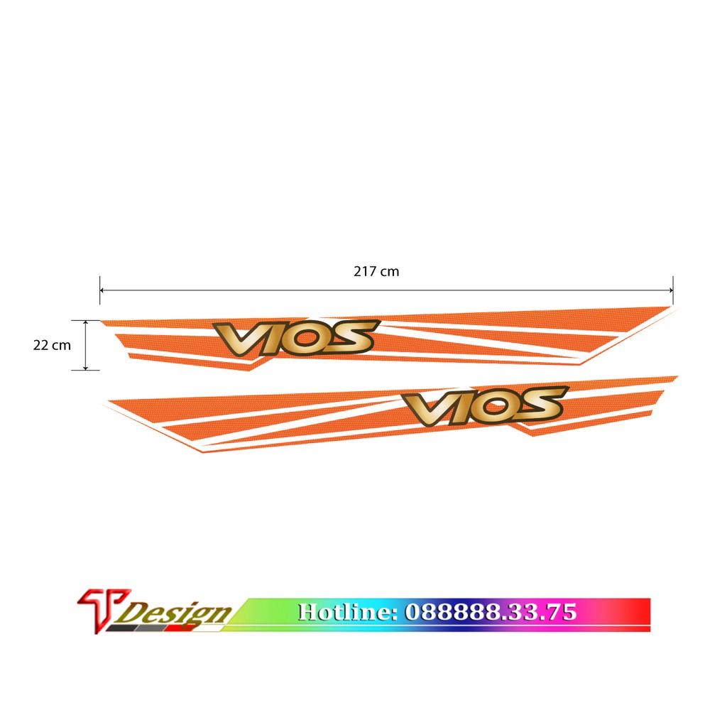 Decal dán xe Innova, tem xe Vios, tem xe thiết kế WRAP42