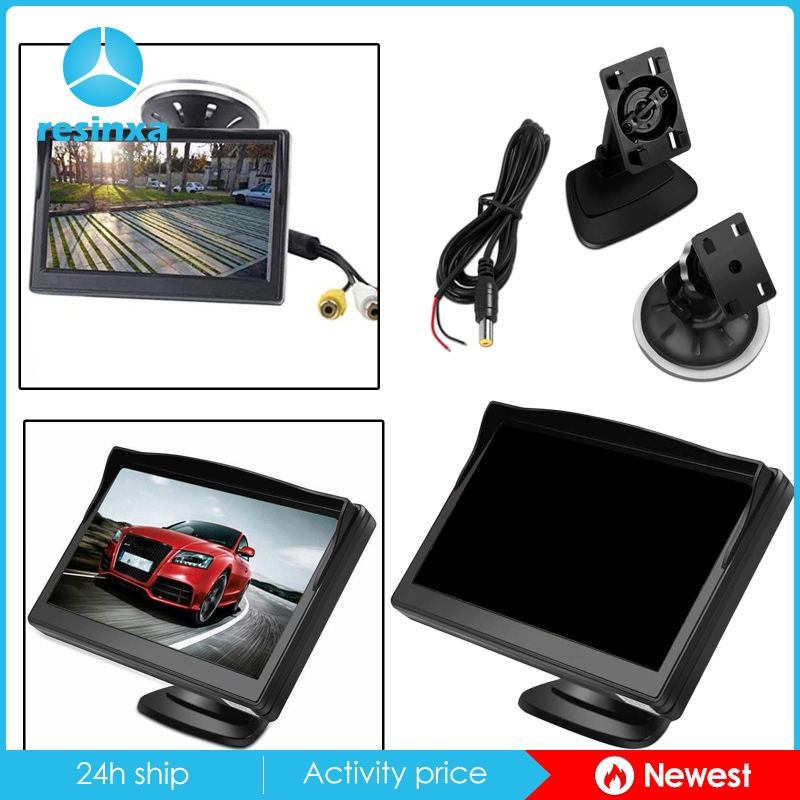 Màn hình LCD 5 inch cho camera sau xe hơi với 2 màu tùy chọn | BigBuy360 - bigbuy360.vn