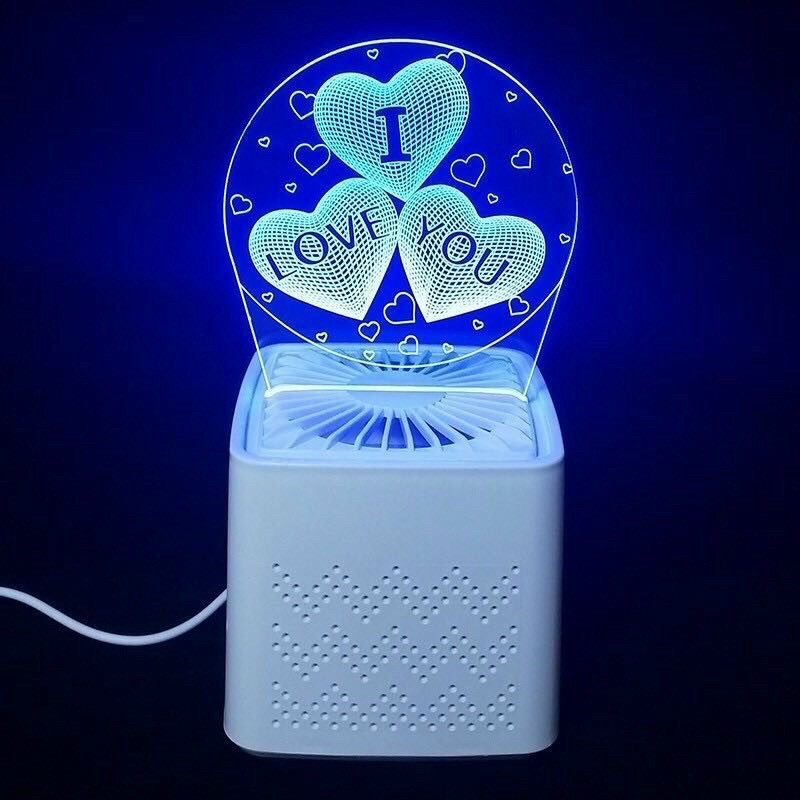 Đèn ngủ để bàn 3d trang trí GIADUNGBANBUONTANTHANH Đèn ngủ LED 3D trang trí - quà tặng độc đáo.aanh