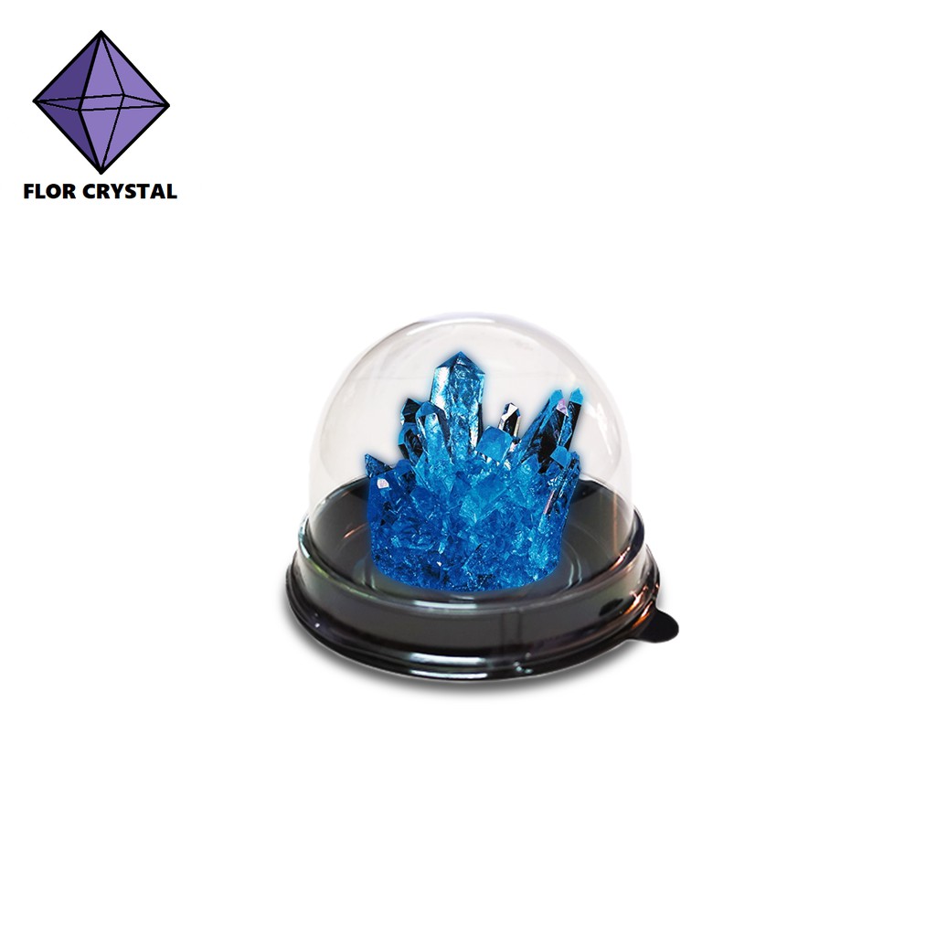 Hộp nắp cầu trưng bày bánh, tinh thể