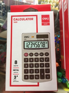 Máy Tính 8 Số Deli 1120