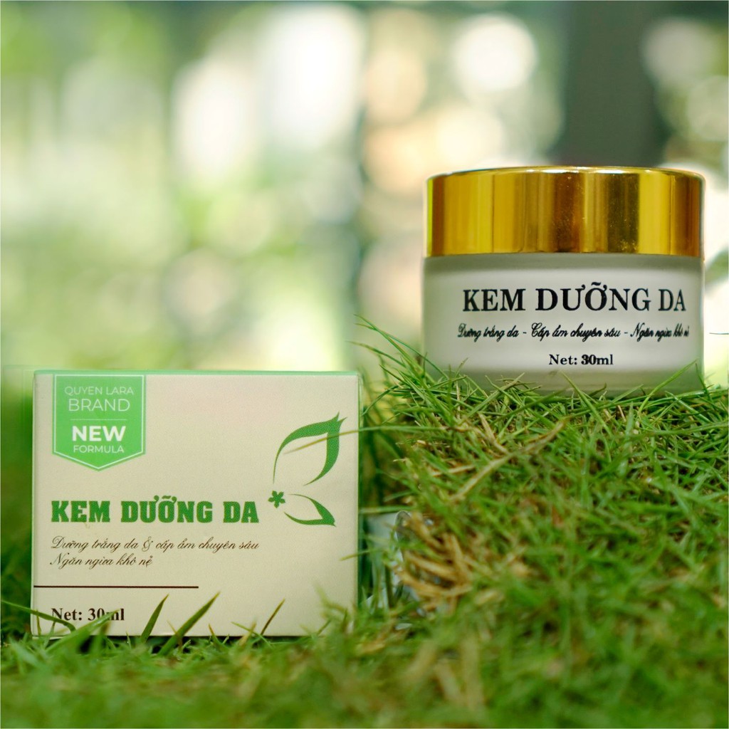 Kem Dưỡng Da Quyên Lara (30ml) - Kem dưỡng da nguồn gốc thiên nhiên - Mỹ phẩm thiên nhiên - Số công bố 2299/18/CBMP-HN