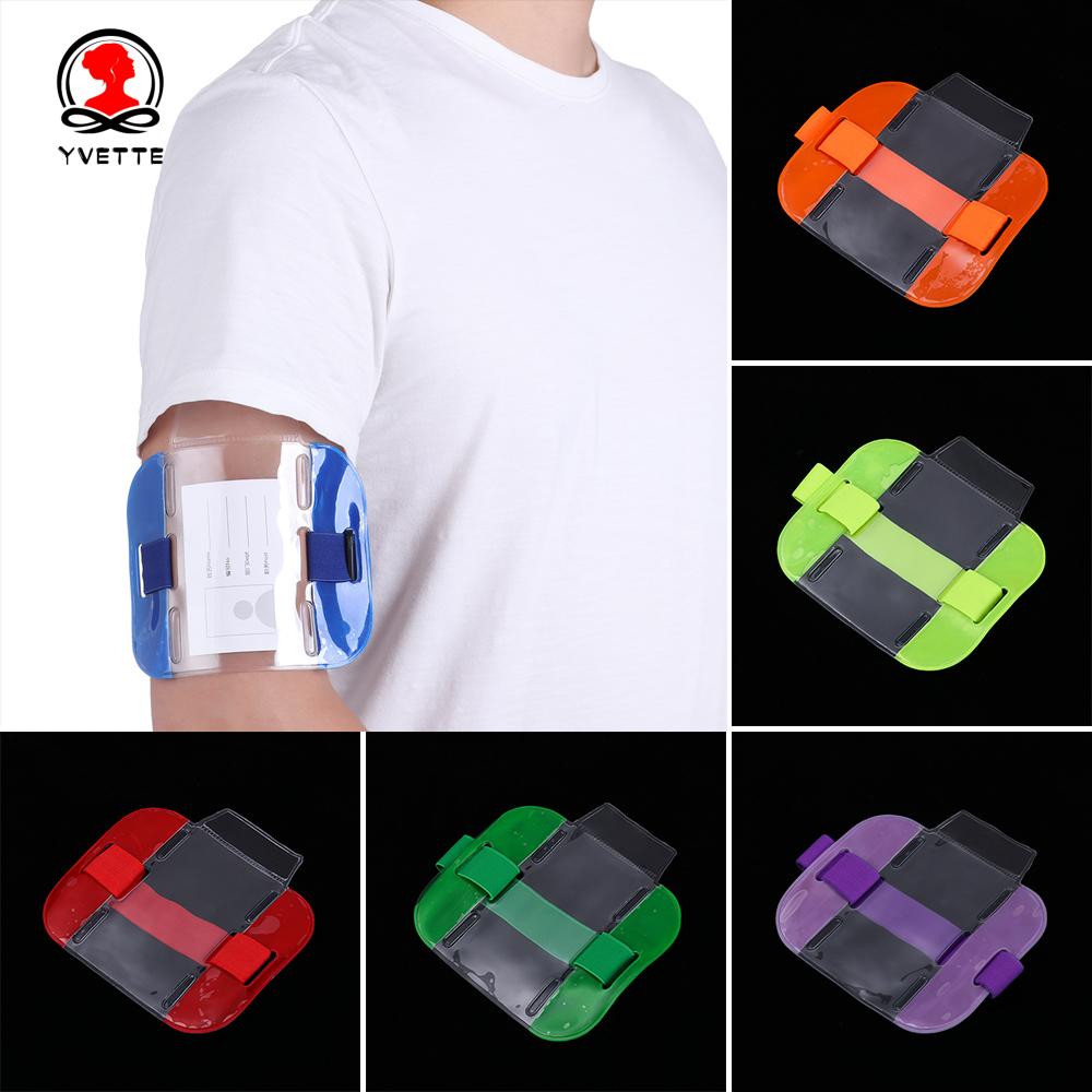 Bao Nhựa Trong Suốt Đựng Thẻ Tên Đeo Cánh Tay Tiện Dụng