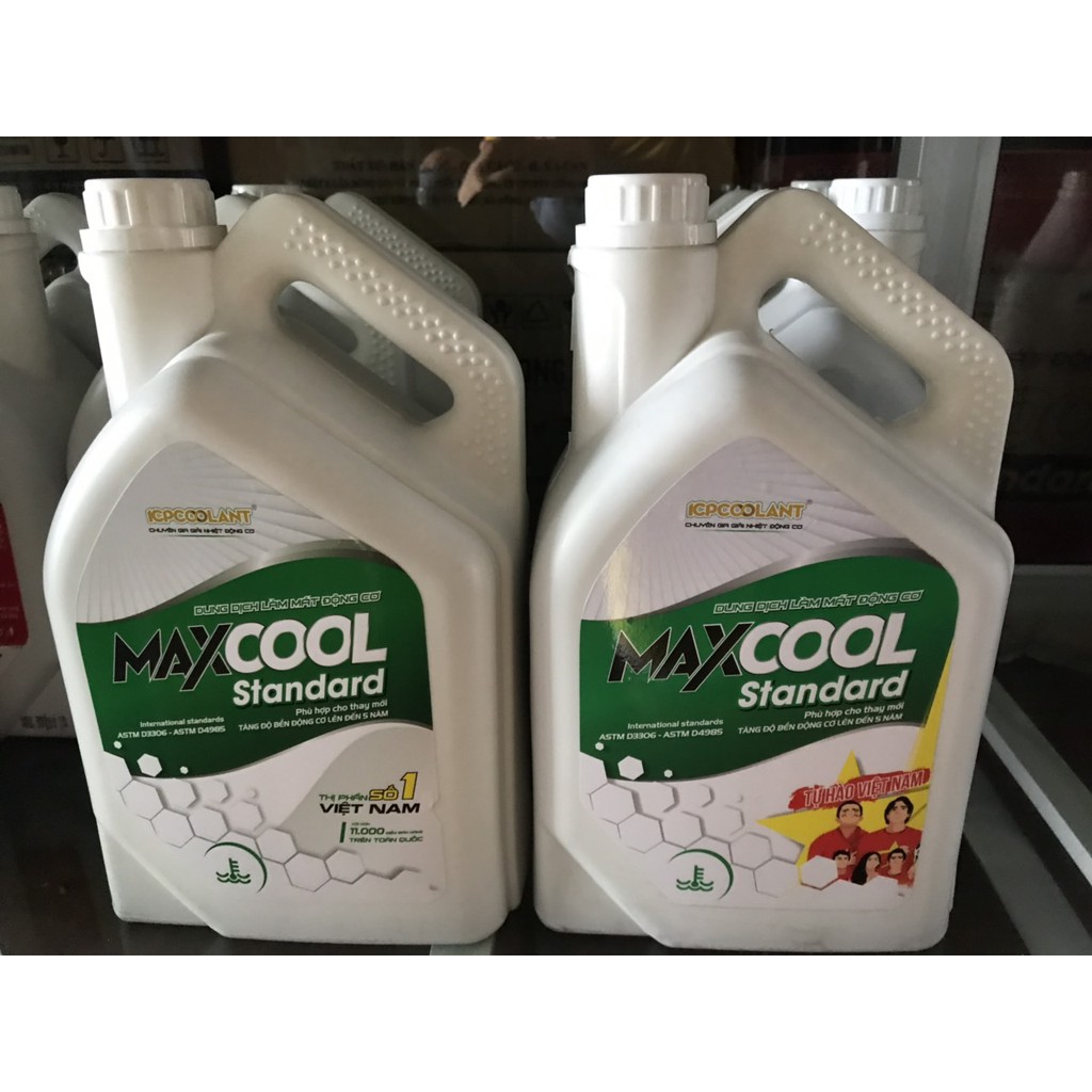 Nước Làm Mát MAX COOL 4l xanH