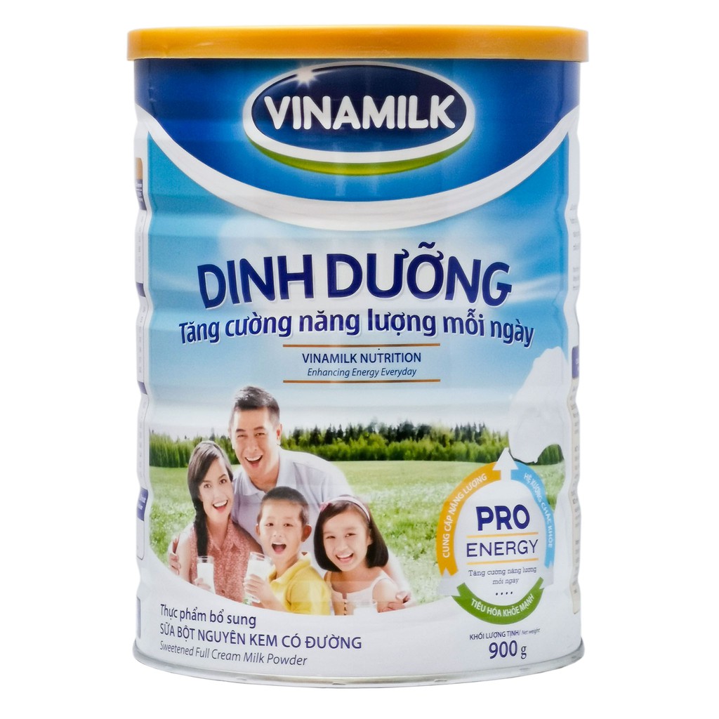 Sữa bột nguyên kem có đường Vinamilk Dinh Dưỡng 900g