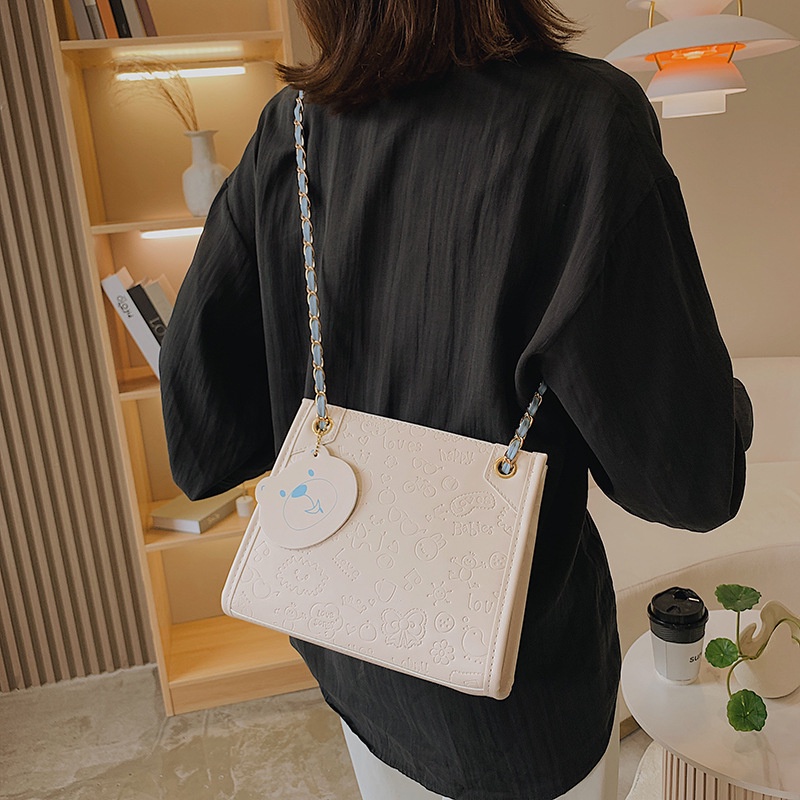 Túi đeo vai dung tích lớn thiết kế đơn giản thời trang mới