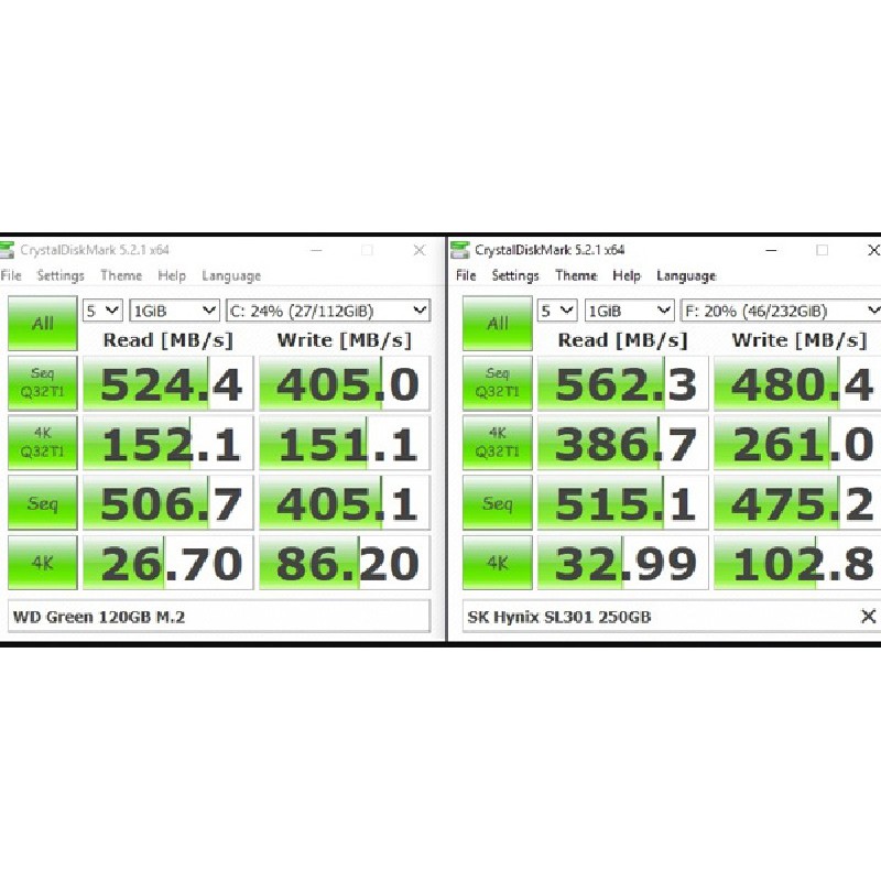 Ổ Cứng SSD Western Digital Green Sata III 120GB / 240GB