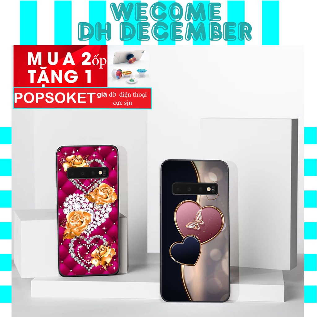 HOT SALE OFF ( 2 ỐP TẶNG 1 POP) Ốp lưng Samsung Galaxy S10 / S10 PLUS in hình hoa tinh tế , mới mẻ DH DECEMBER