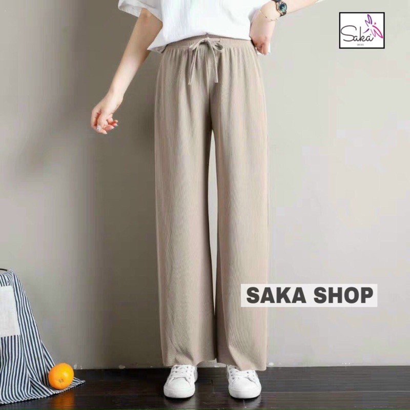 Quần suông dập ly cọng nhuyễn nữ