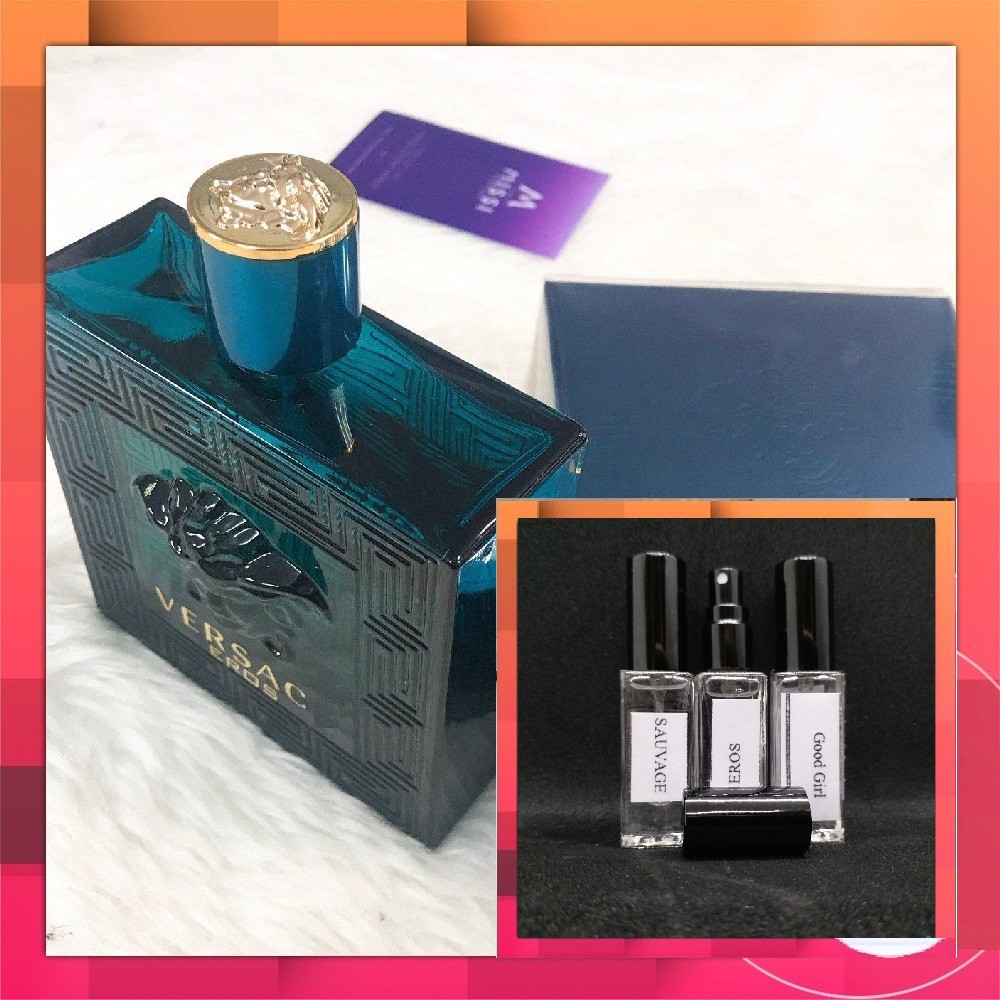 💥EROS💥 Nước Hoa Nam 5ml Nhiều Hương Nổi Tiếng Lưu Hương Lâu