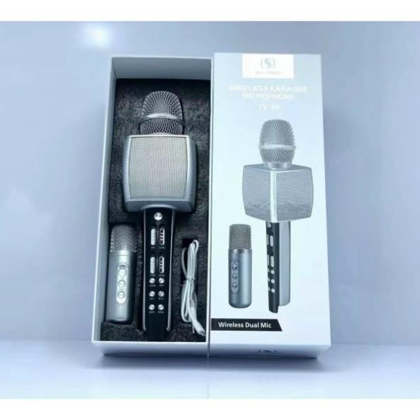 Cặp đôi vàng trong làng song ca - Loa mic bluetooth YS98 cao cấp tích hợp loa Bass không dây-Kèm 1 Mic hát song ca