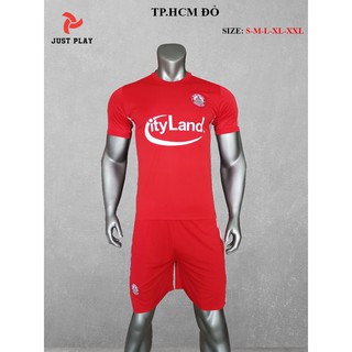 Quần áo bóng đá CLB HỒ CHÍ MINH ĐỎ  Mùa giải 2020 - Vải thun lạnh cao cấp