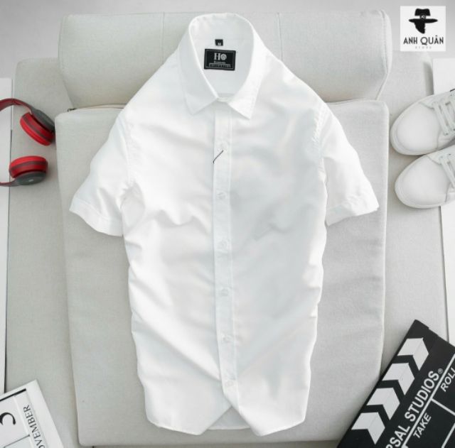 [Mã FAMAYMA2 giảm 10K đơn 50K] Áo Sơ Mi Nam Cộc Tay Trẻ Trung Cao Cấp Loại Đẹp Cao Cấp | BigBuy360 - bigbuy360.vn