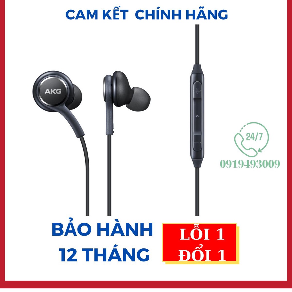 Tai Nghe Samsung AKG S8/NOTE8 Tặng 1 Bộ Đệm Tai Nghe + Hộp đựng tai nghe kết nối siêu nhanh CAM KẾT CHÍNH HÃNG BH 12T