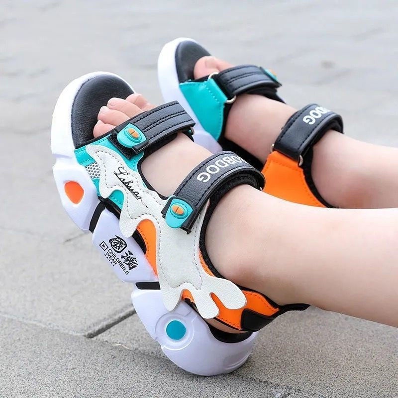 Giày Sandal Đế Mềm Chống Trượt Phong Cách Mới 2022 Cho Bé Trai