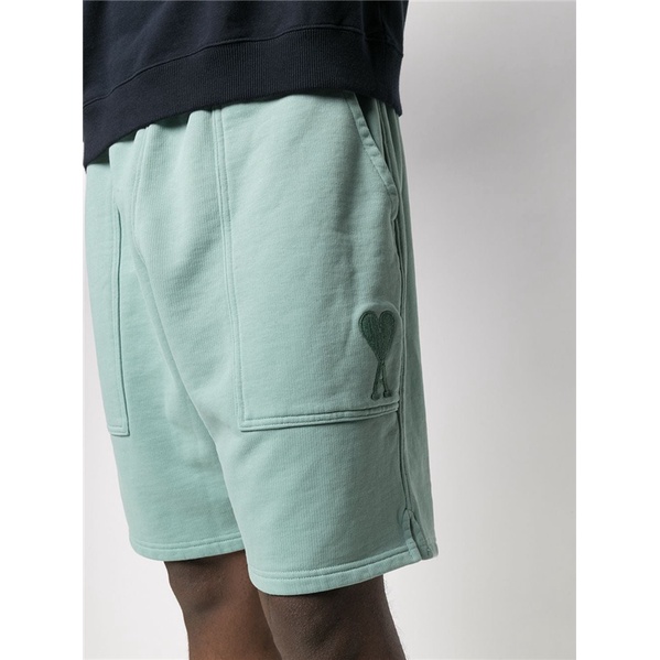 Quần short ống rộng phối túi có dây rút phong cách thể thao thời trang cho nam