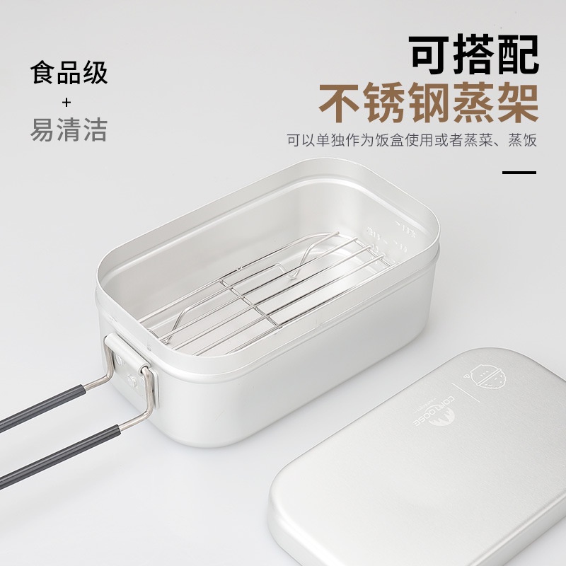 Hộp Đựng Cơm Trưa Bằng Nhôm Phong Cách Nhật Bản Có Thể Gấp Gọn Tiện Dụng