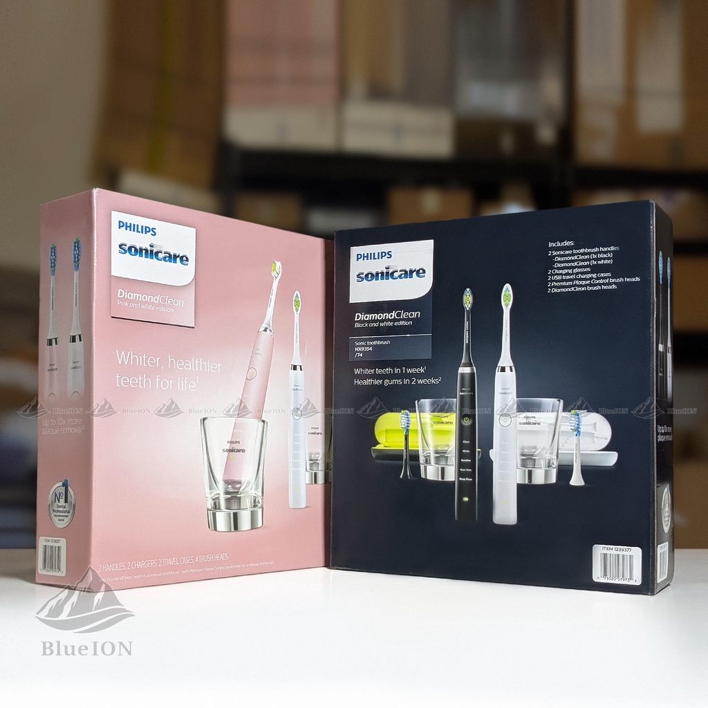 Bộ đôi bàn chải điện Philips Sonicare DiamondClean Classic