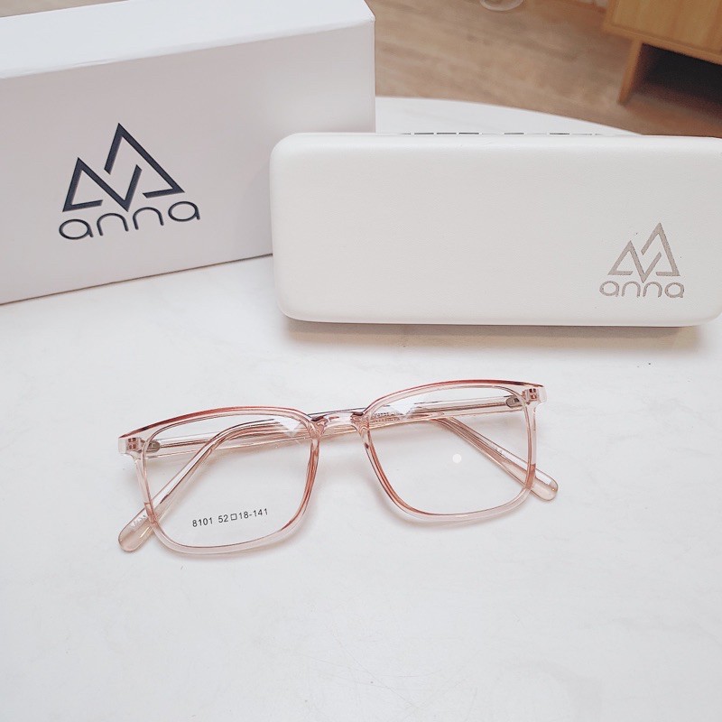 Gọng kính cận nam nữ ANNA dáng vuông thời trang chất liệu nhựa dẻo 170HQ056 | BigBuy360 - bigbuy360.vn