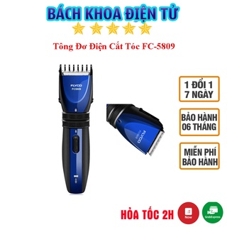 Tông Đơ Cắt Tóc Dùng Sin Sạc Flyco FC5809 Có Chức Năng Tùy Chỉnh Độ Dài Lược Căn Khi Cắt, Tỉa Tóc