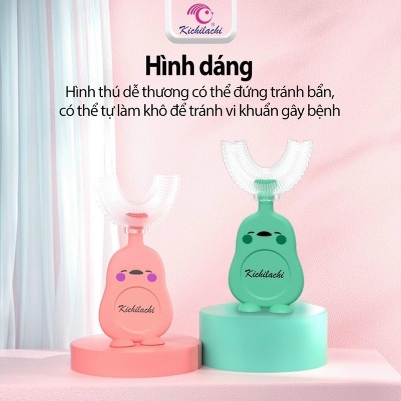 Bàn chải đánh răng silicone chữ U