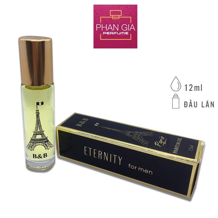 Tinh dầu nước hoa nam mini ETERNITY FOR MEN-12ml-Dạng lăn | BigBuy360 - bigbuy360.vn