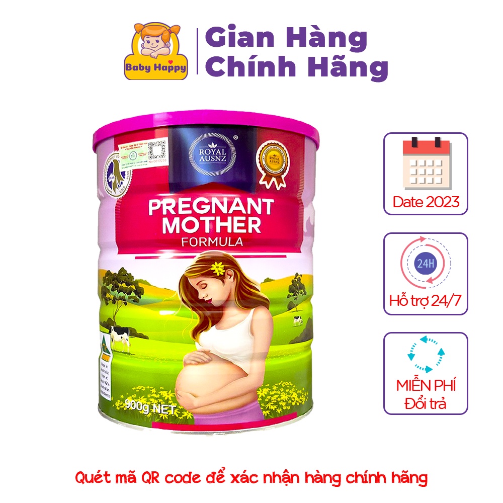 Sữa bột Hoàng Gia Úc Pregnant Mother dinh dưỡng vào con không vào mẹ dành cho phụ nữ mang thai Royal Ausnz 900g
