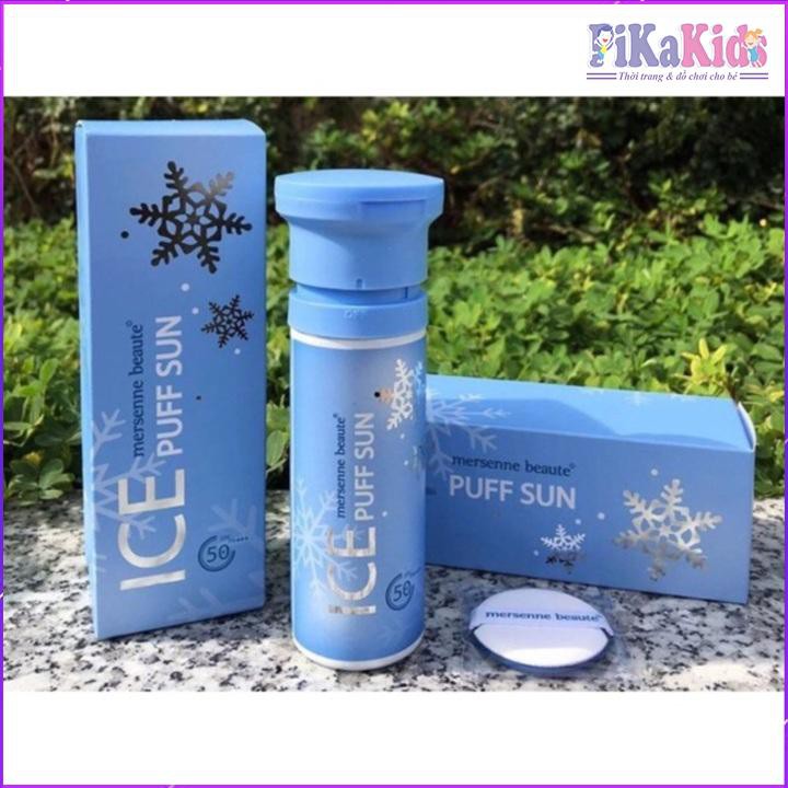 [HÀNG HOT] Kem Chống Nắng Make-up Mát Lạnh Mersenne Beaute Ice Puff Sun SPF50+PA+++ 100ml