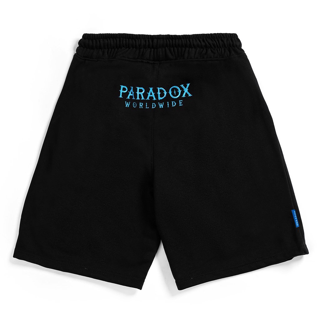 [Mã MABRS946 giảm 10% đơn 99k] Quần short Paradox VERTICAL EMBOSSING SHORTS - Black