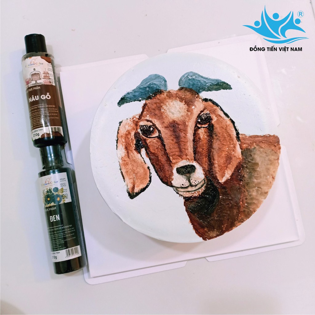Màu thực phẩm 210g - Đen MS22  - Unicorn color